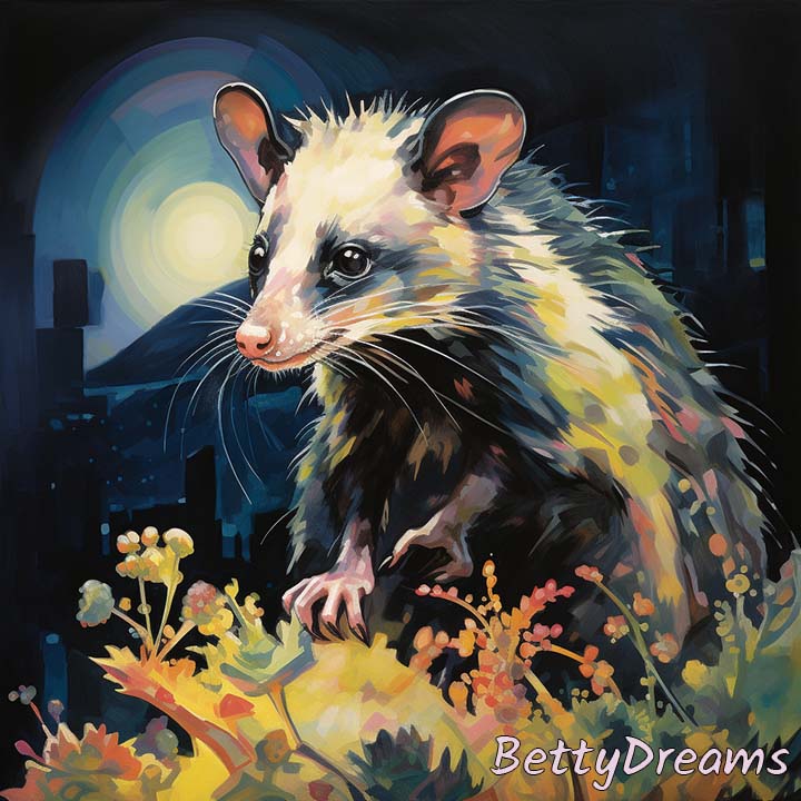 Possum at Night