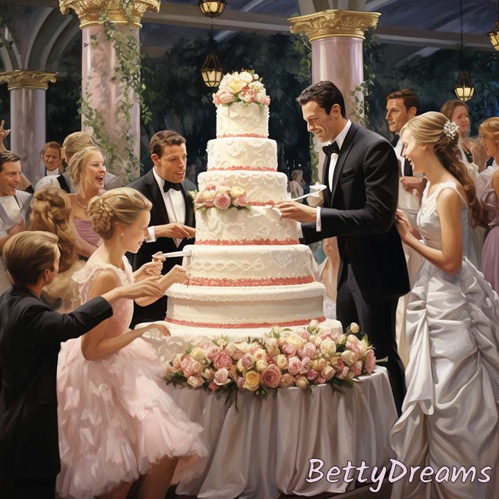 Receiving a Wedding Cake