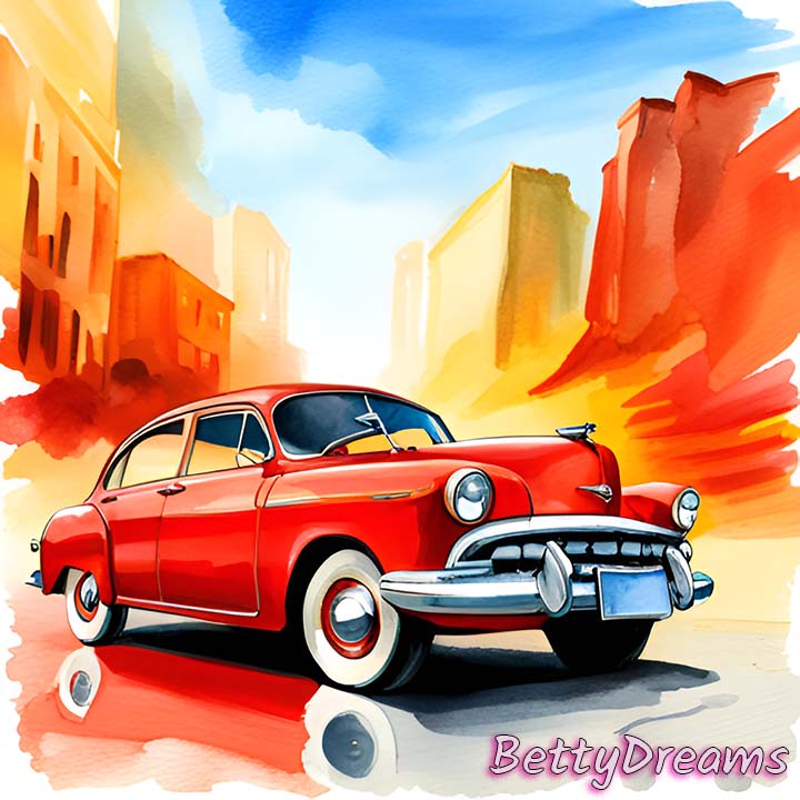 Red Car Overheating