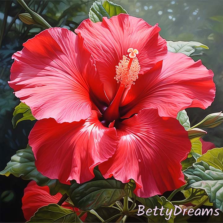 Red Hibiscus Flower