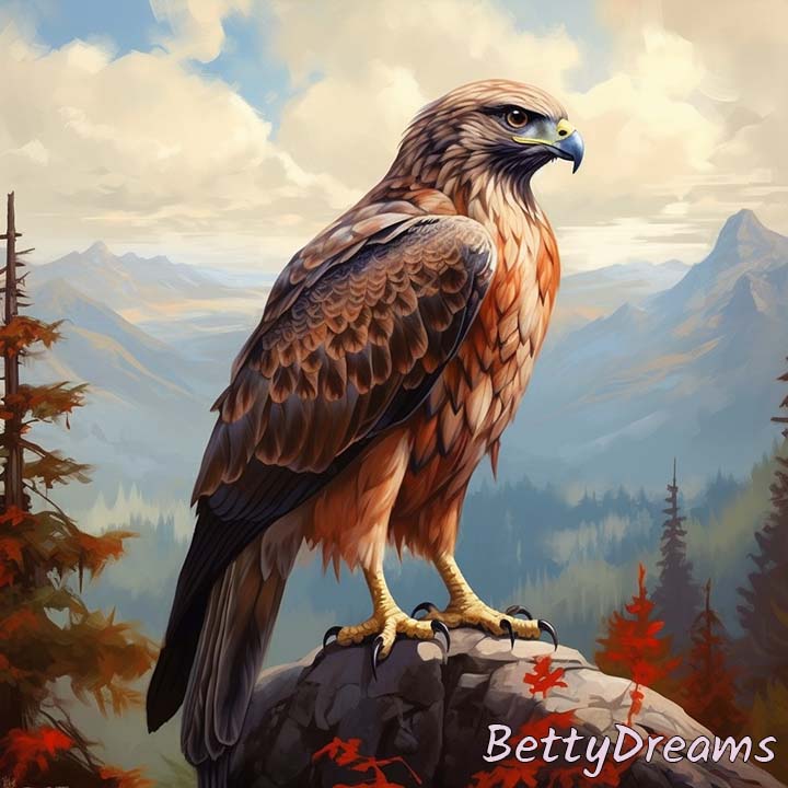 Red - Tailed Hawk celtic