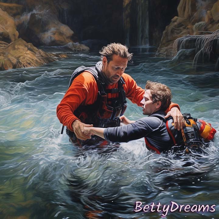 Rescuing Someone While Swimming in a River