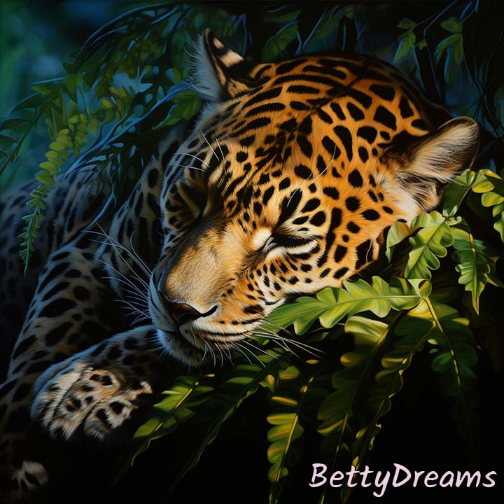 Sleeping Leopard