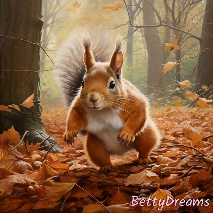 Squirrel Following Me