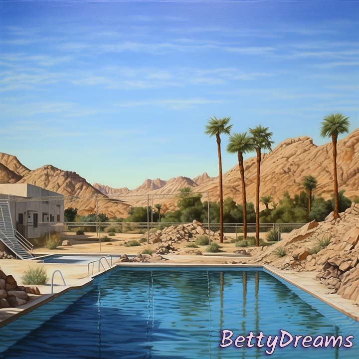 Swimming Pool in the Desert