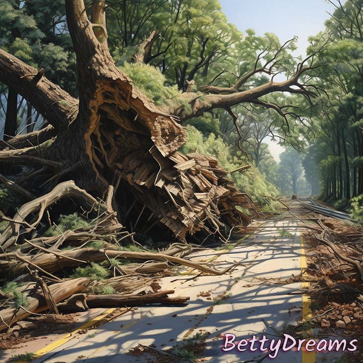 Tree Falling and Blocking a Road