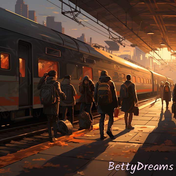 Trying to Board a Train