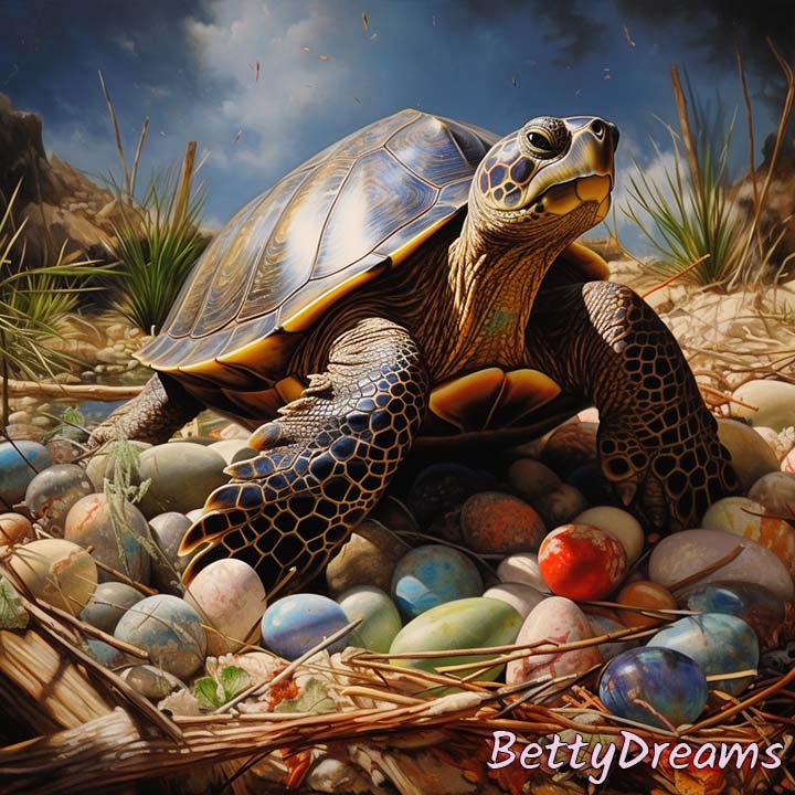 Turtle Laying Eggs