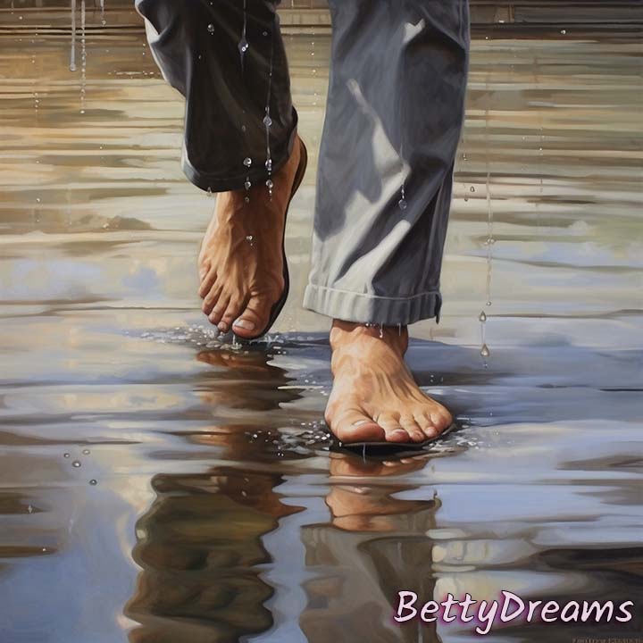 Walking Barefoot in the Rain