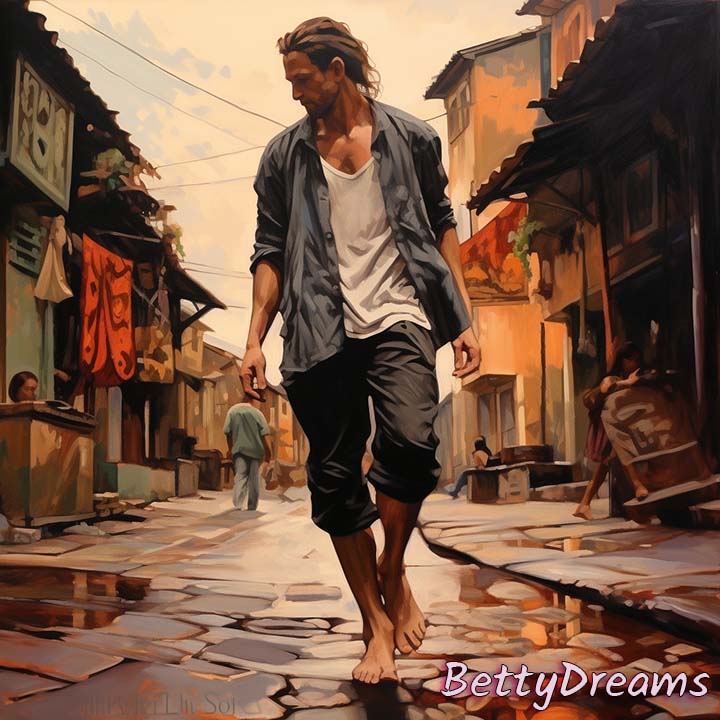 Walking Barefoot in the Street