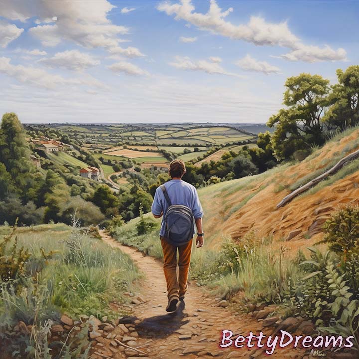 Walking Down a Hill