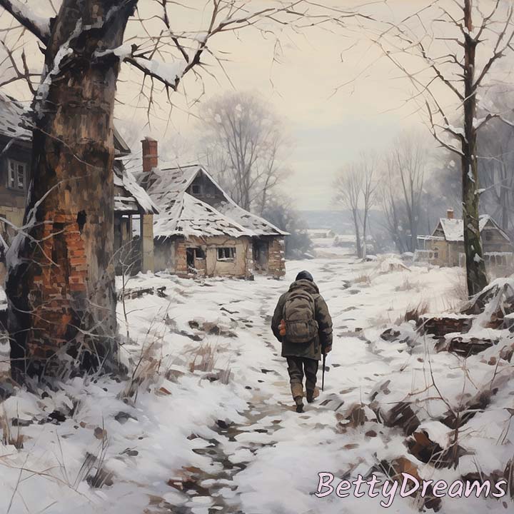 Walking in Snow and Finding Shelter