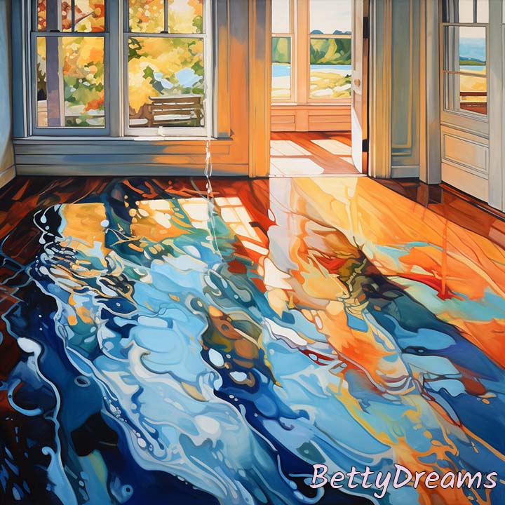 Water Seeping Through Floor
