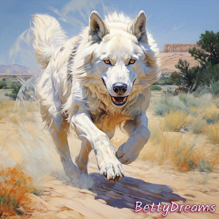 White Wolf Chasing You