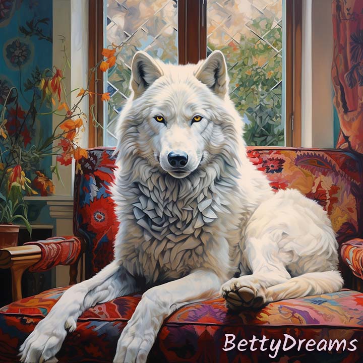 White Wolf in House