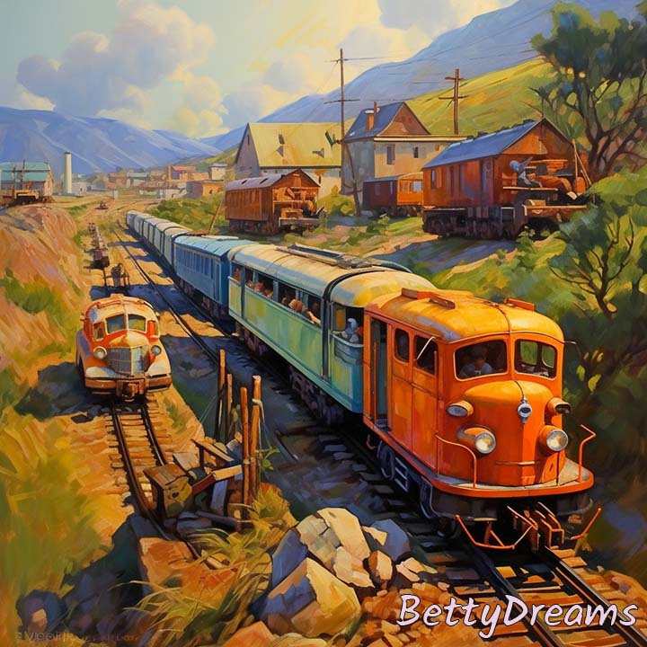 a train
