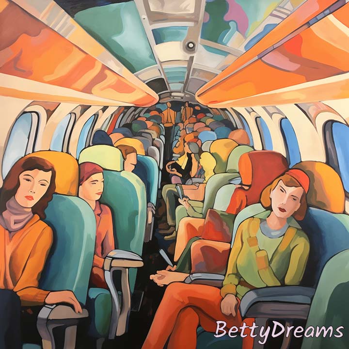 being a passenger in an airplane dream