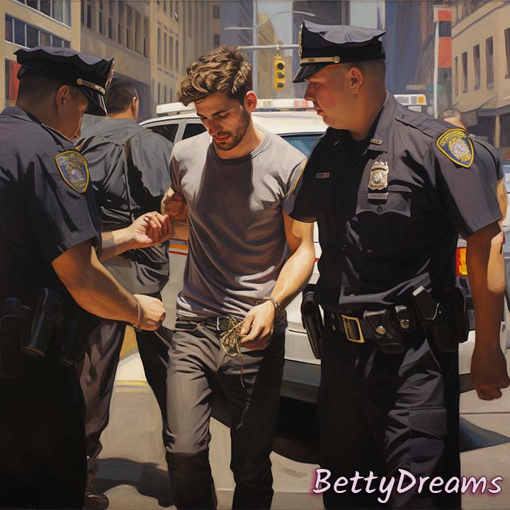 being arrested 