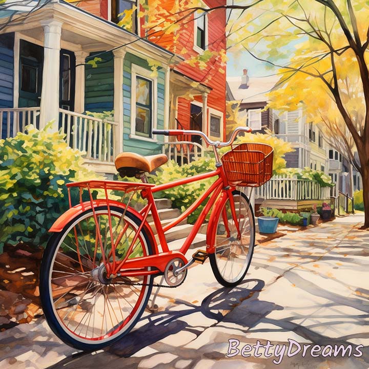bicycle in the street
