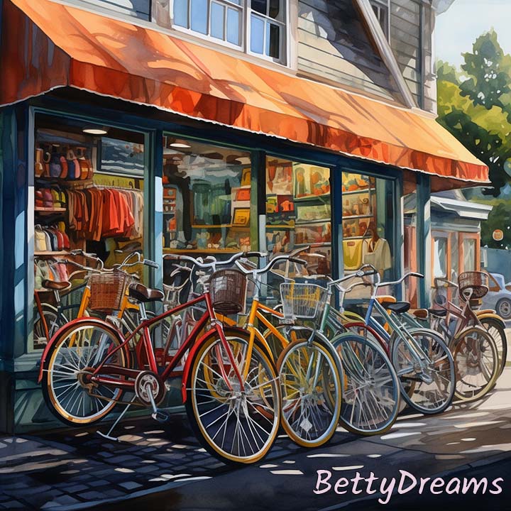 bicycles in store