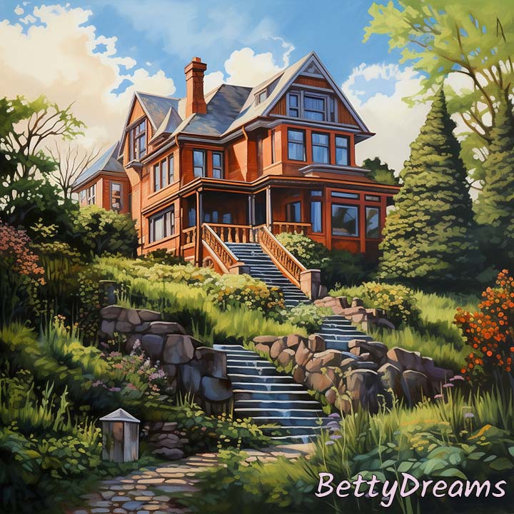 big new house
