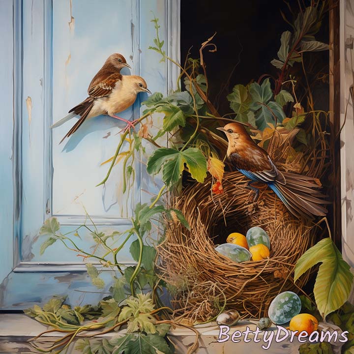 nest at front door 3