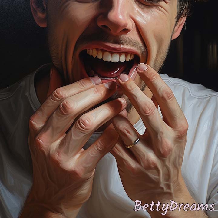 biting fingernails