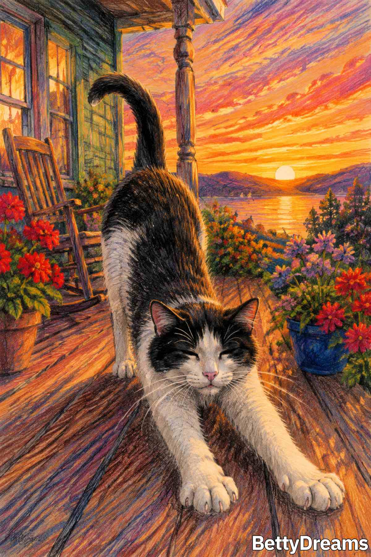 meaning of a black and white cat in a dream