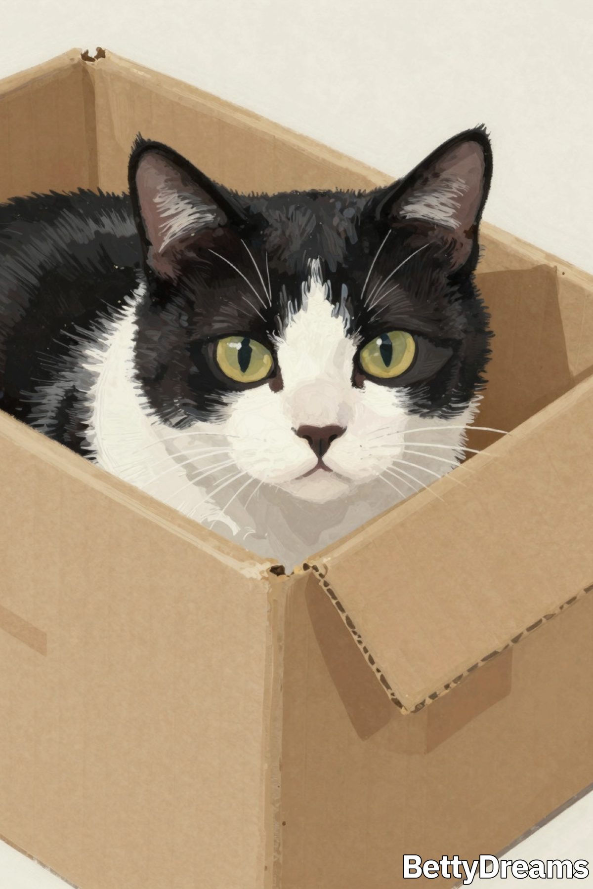 meaning of black and white cat in dream
