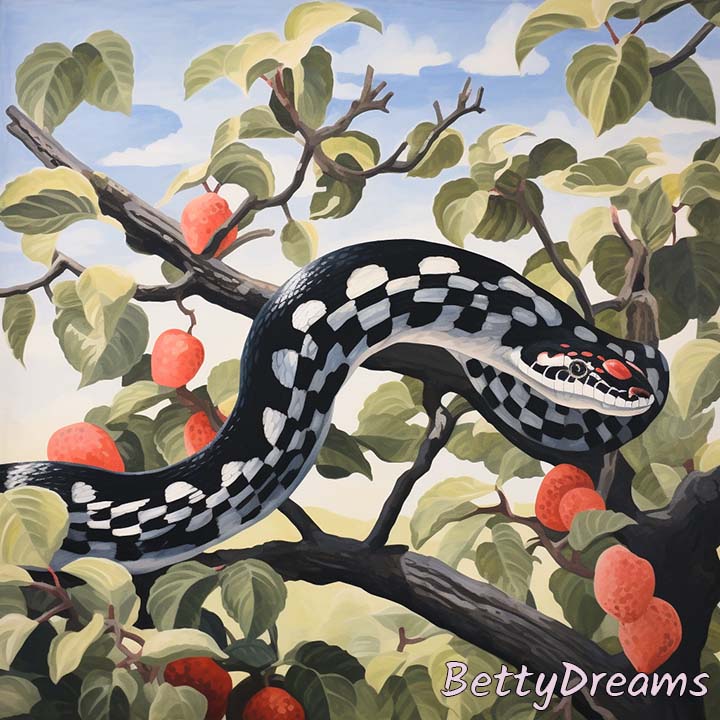 black and white snake