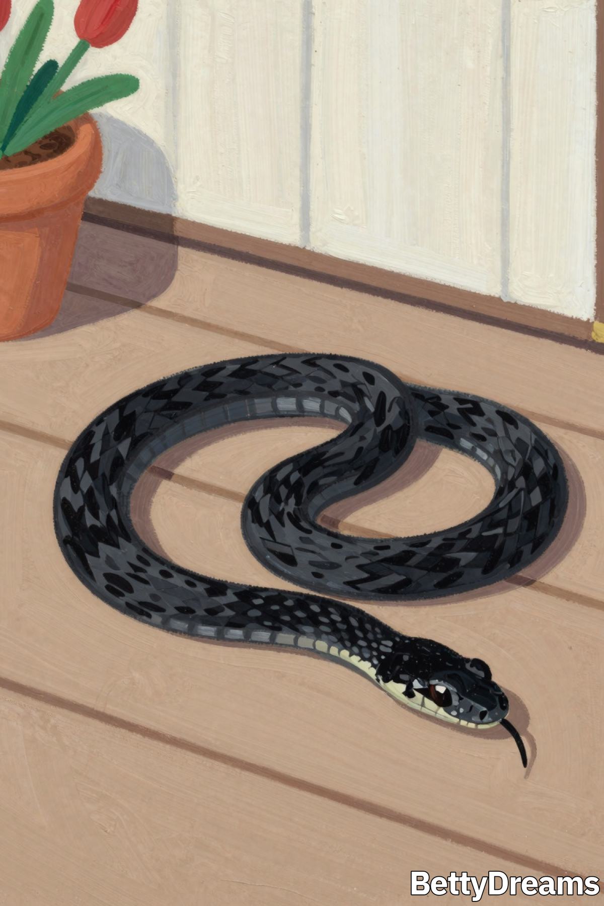 black snake symbolism in dreams