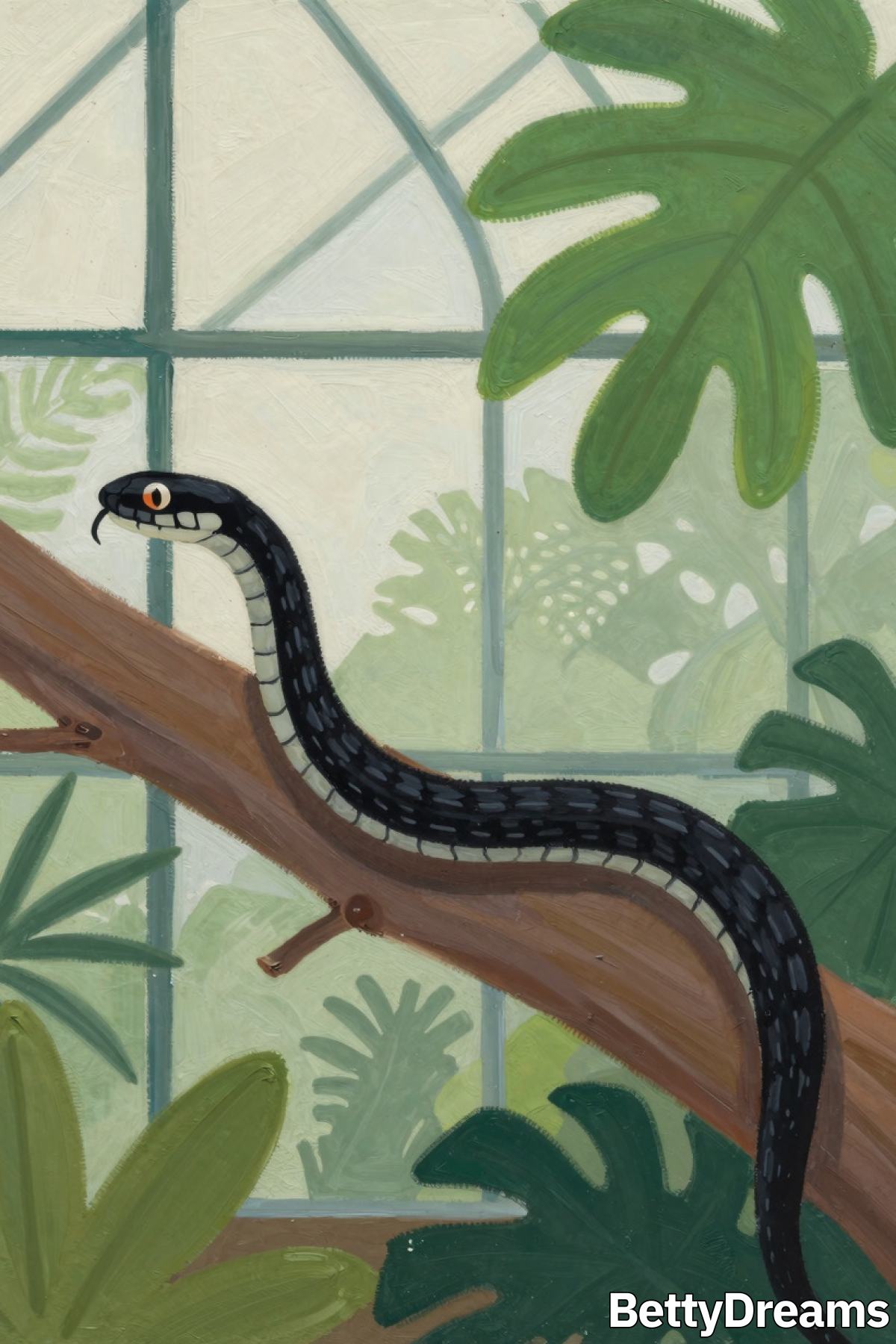 dreaming about a black snake