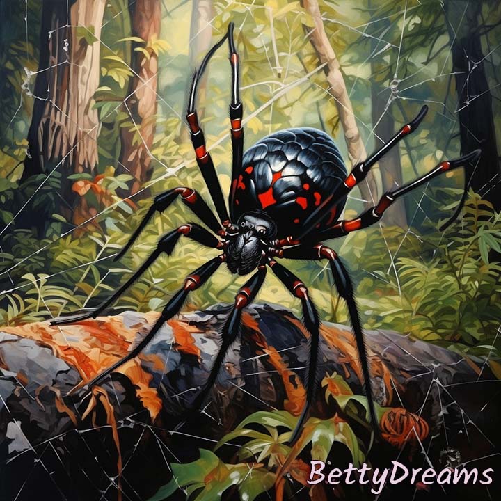  black widow spiders