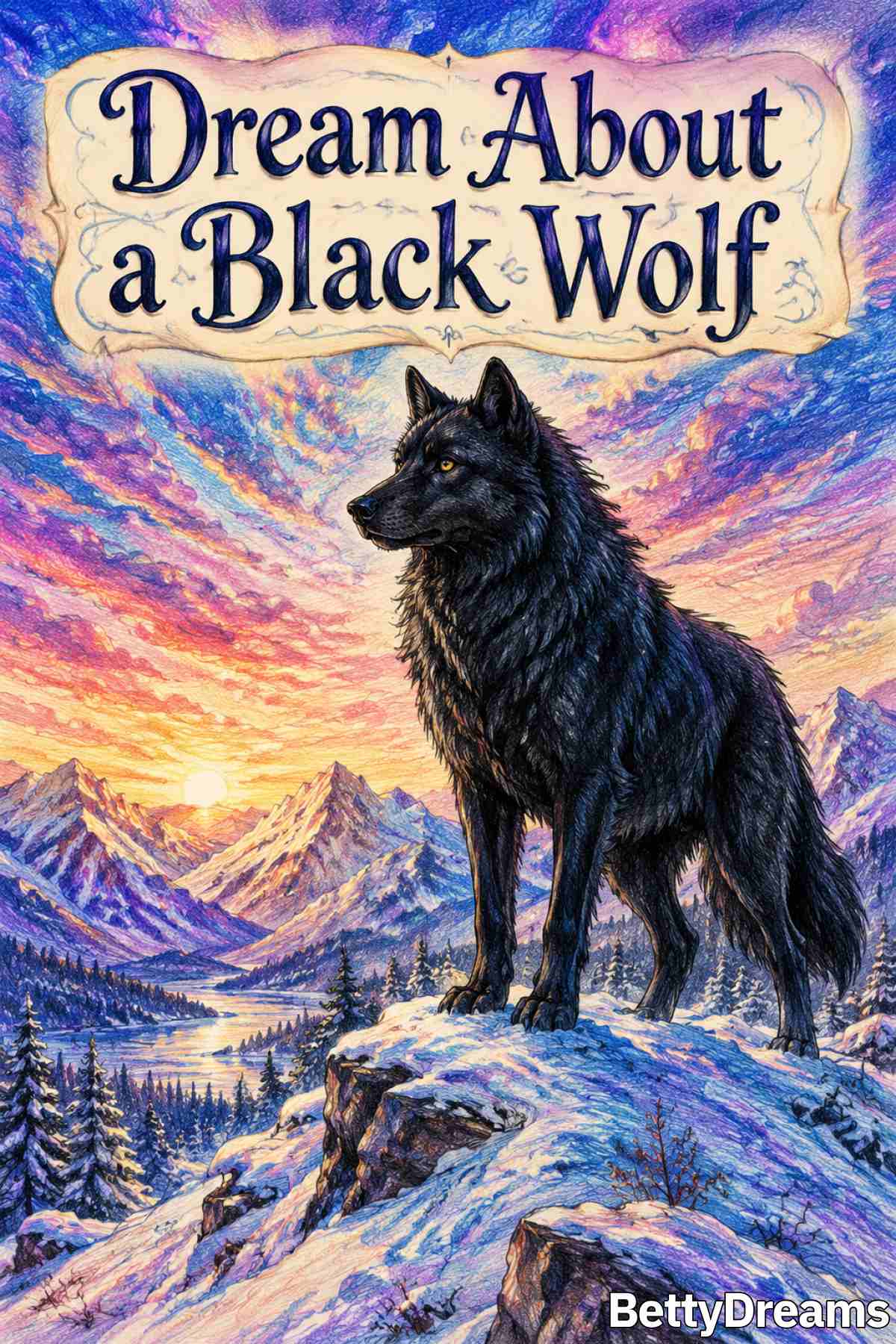 dream interpretation of a black wolf