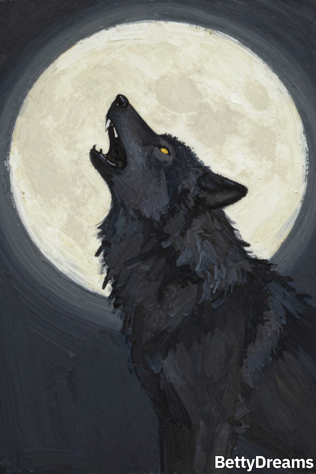 meaning of black wolf in dream