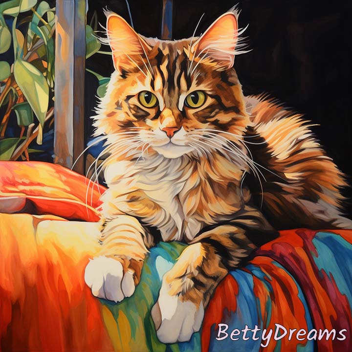 cats clinging