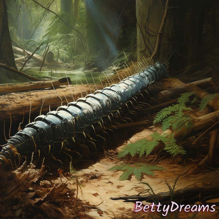 centipede crawling