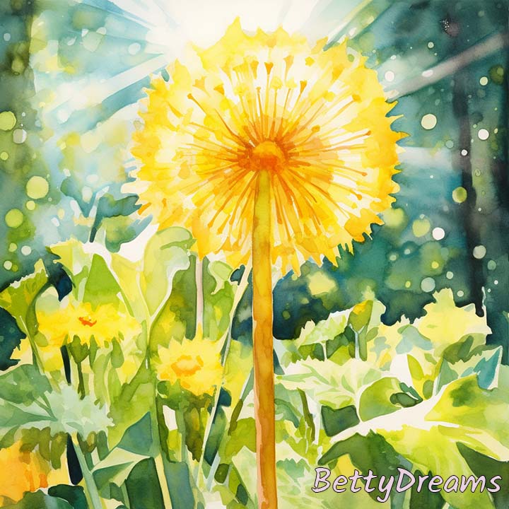 dandelions color