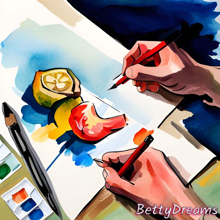 drawing something