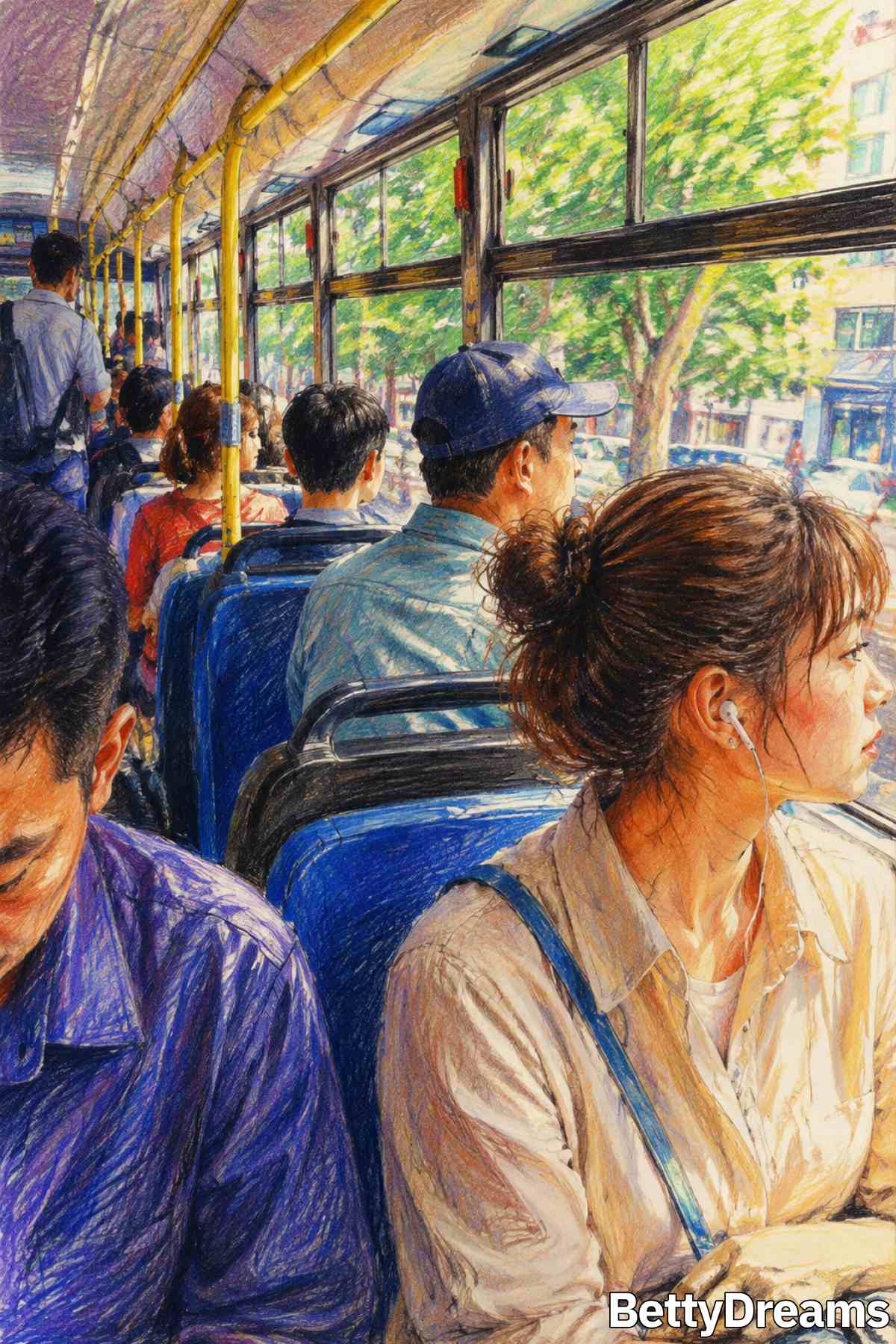 bus in a dream