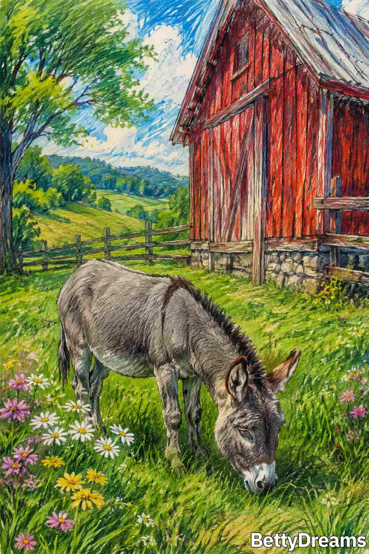 donkey in a dream