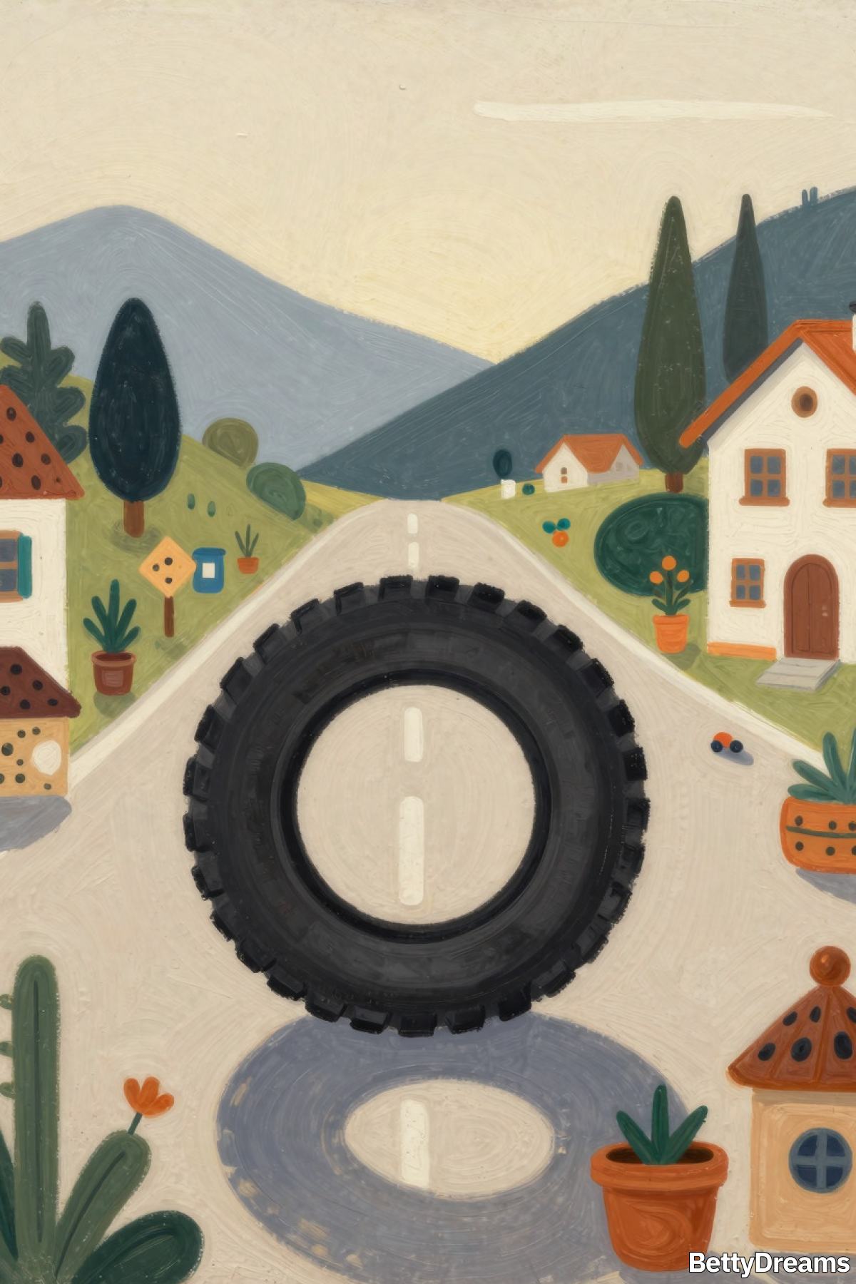 seeing a flat tire in a dream