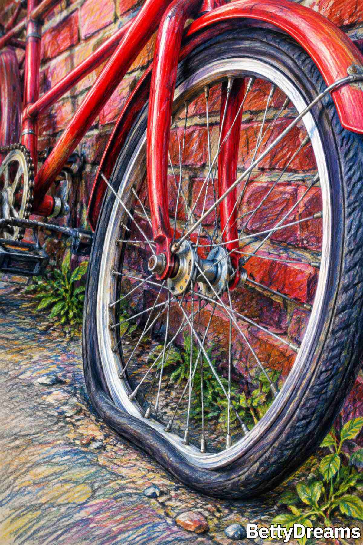 having a dream about a flat tire