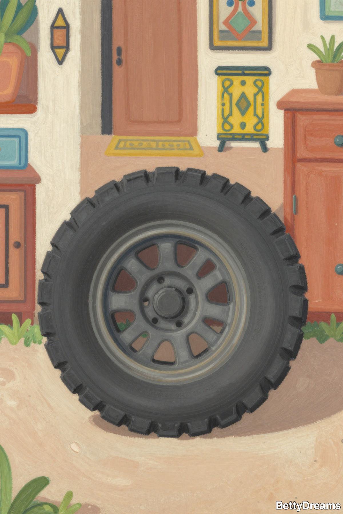 dream about a flat tire