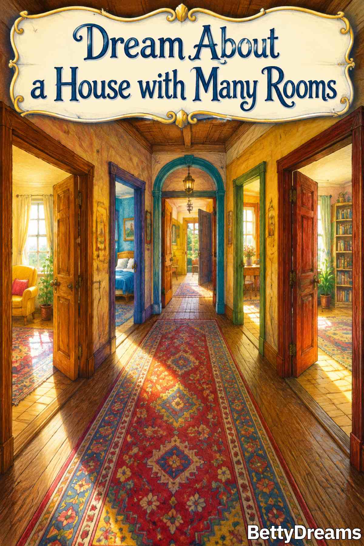 dream symbolism of a house with many rooms