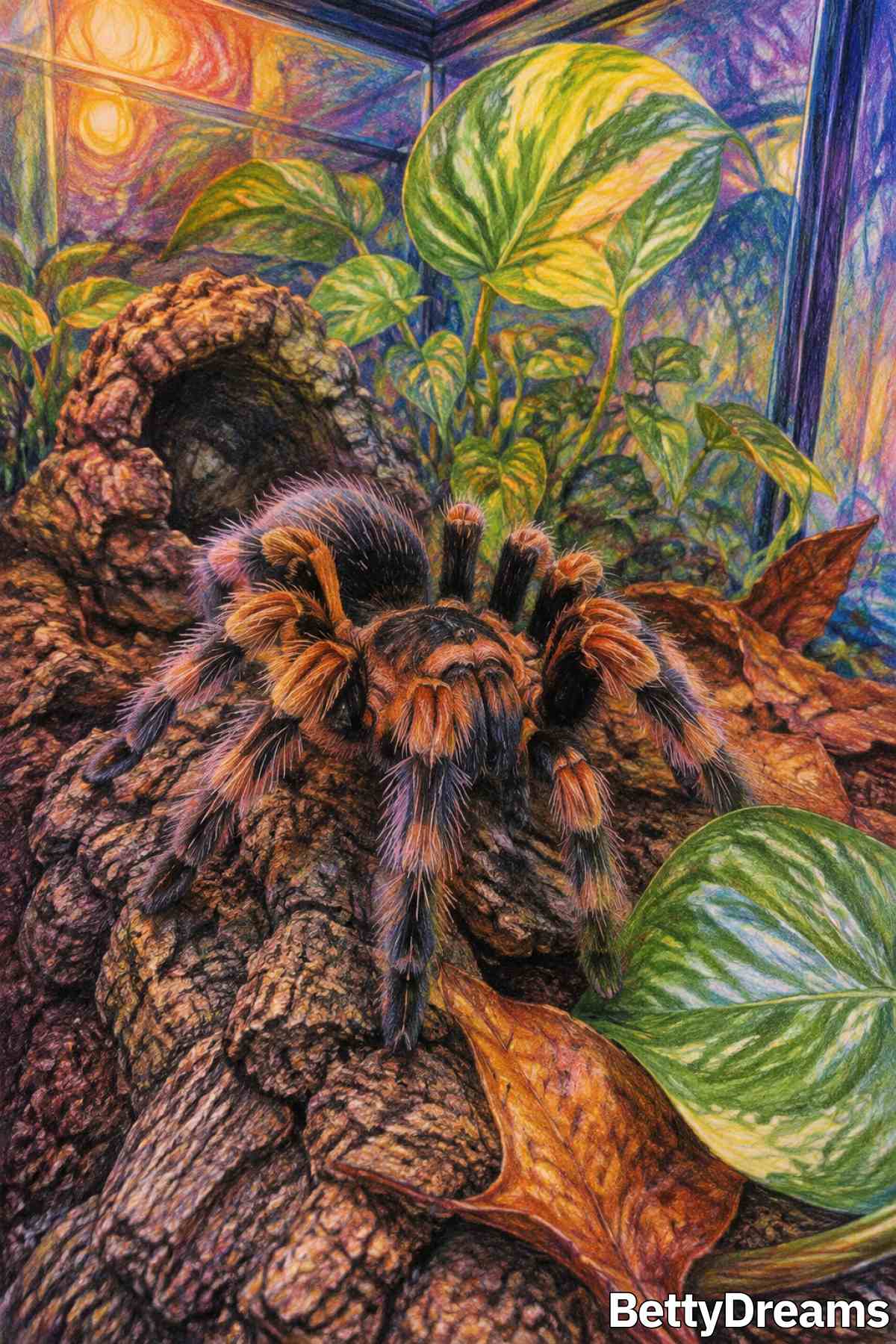seeing a tarantula in a dream