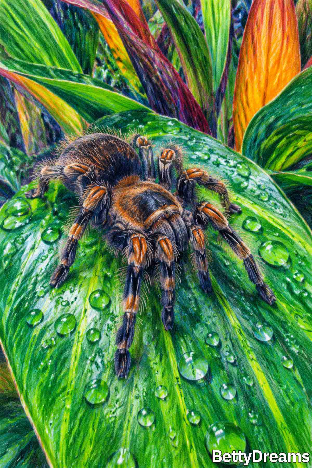 having a dream about a tarantula