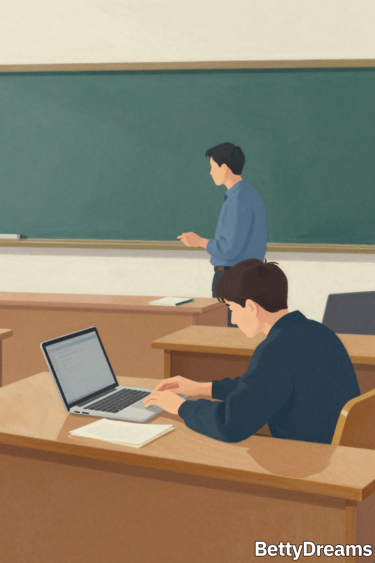 dreaming of a teacher