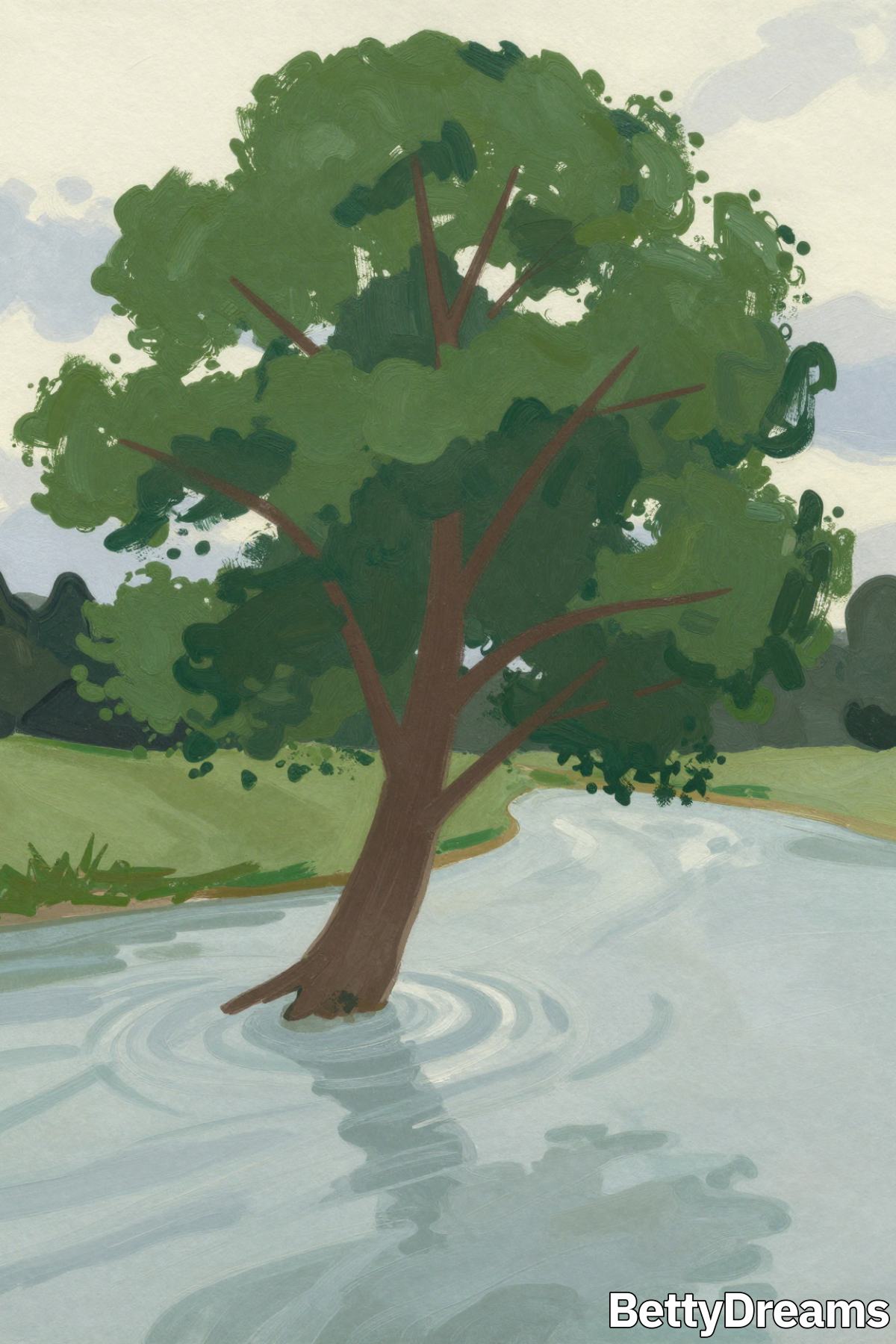 falling tree dream meaning