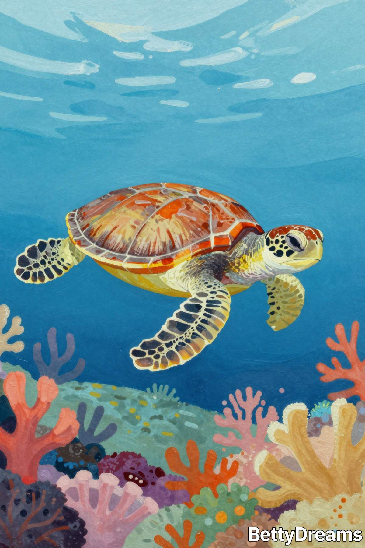 dreaming about a turtle